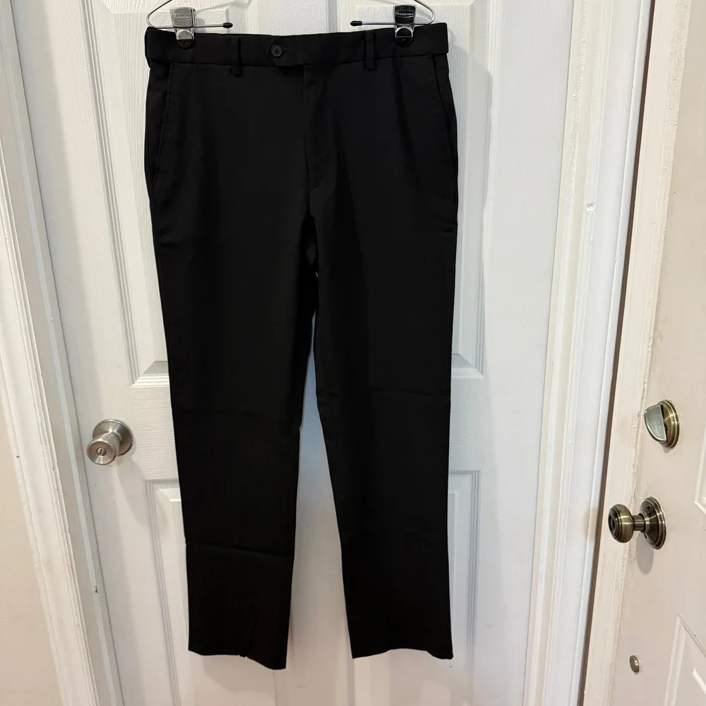 Murphy & Hartelius MH Mens 34R Pilot Aviation Uniform Black Dress Pants Wool